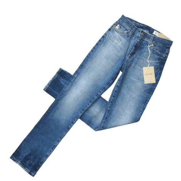 NWT Adriano Goldschmied AG Mari in 13 Years Mid-Rise Slim Straight Jeans 25 - Picture 1 of 10